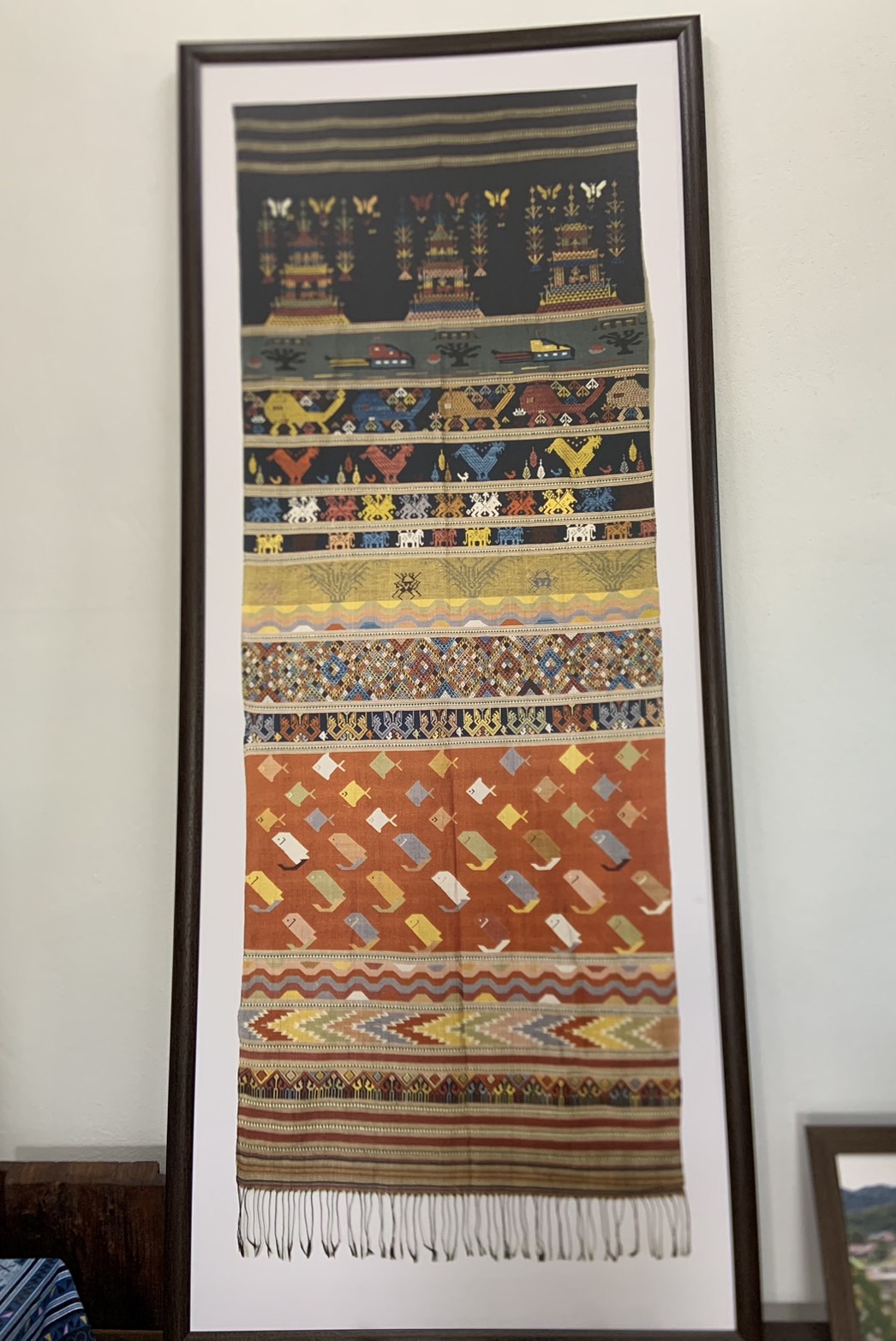Ecological arts, Tai Lue woven fabric, Baan Hat Bai- Hat Sai Thong To the Michigan State University’s Broad Art Museum