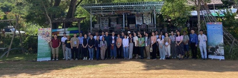 LMC brings young academics in water management from 6 Mekong countries to participate in the exchange of knowledge with the Rak Chiang Khong Conservation Group and representatives of the Mekong River Youth Network at Mekong School